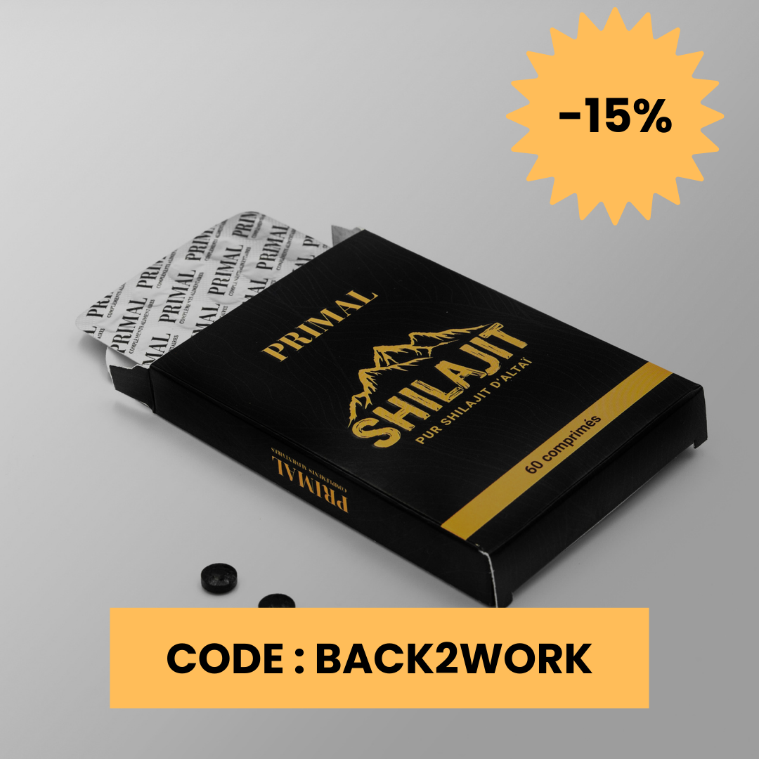 Comprimés de Shilajit Primal