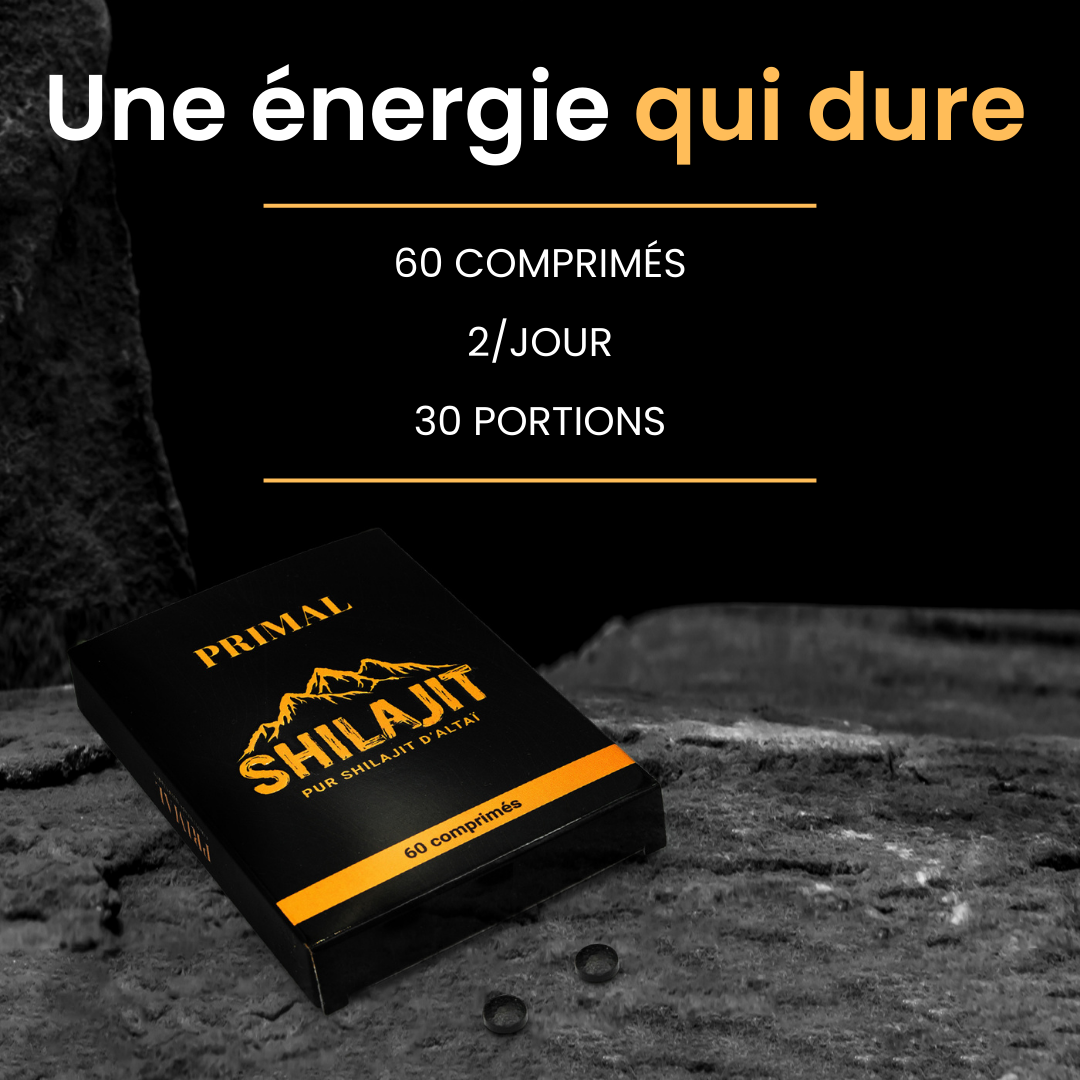 Comprimés de Shilajit Primal