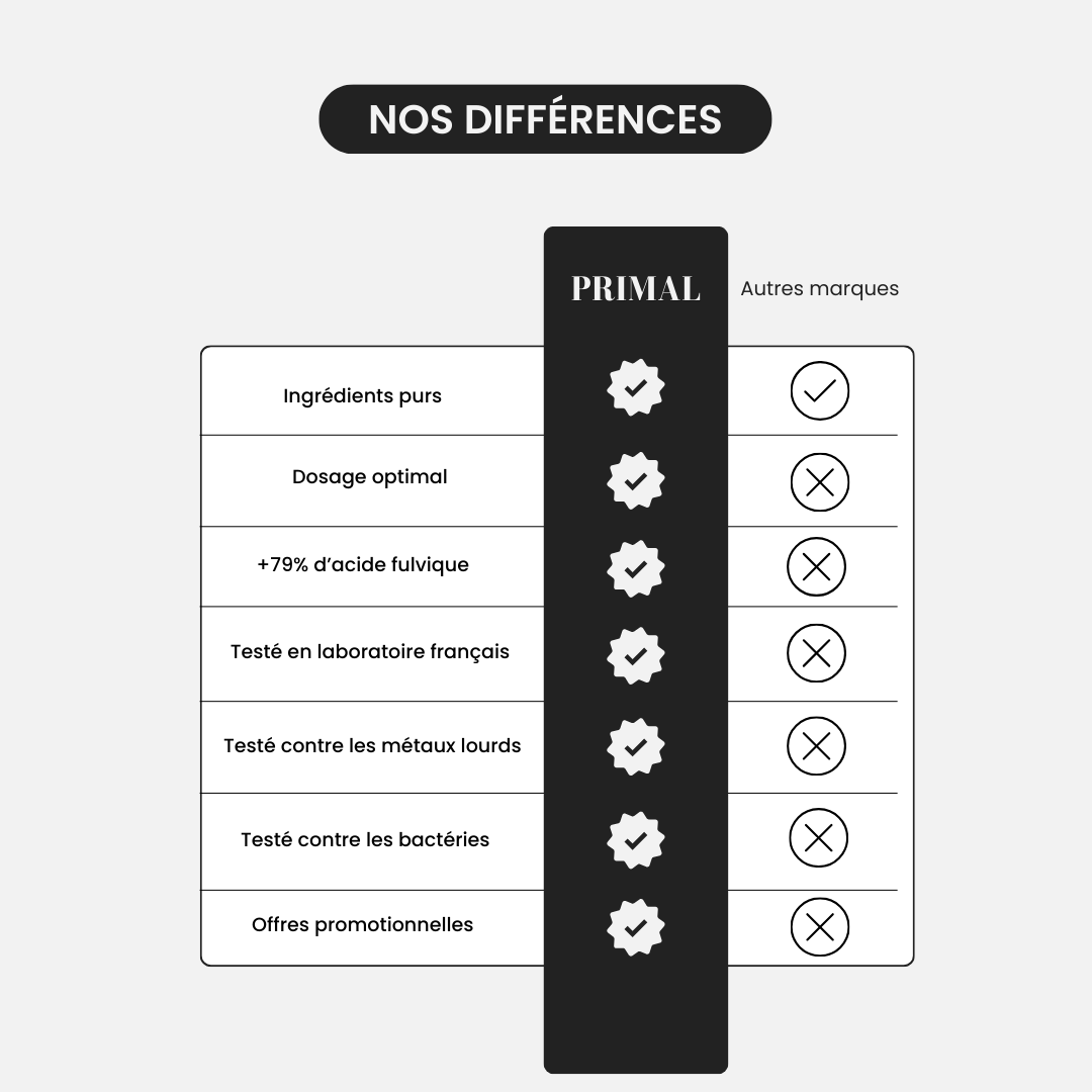 Comprimés de Shilajit Primal