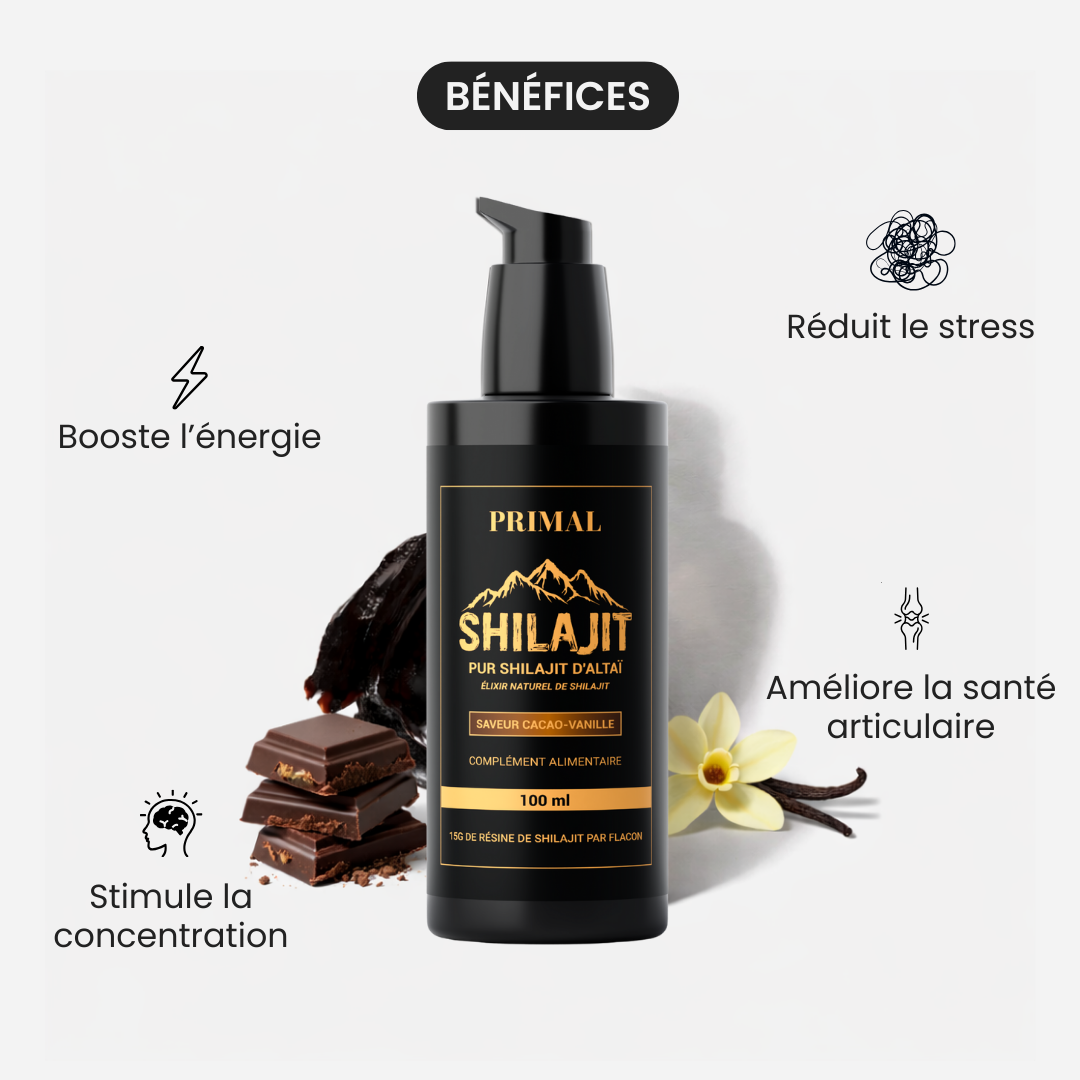 Élixir de Shilajit - Cacao Vanille