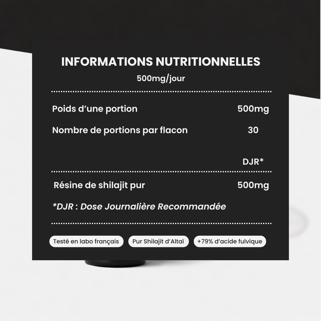 Élixir de Shilajit - Cacao Vanille