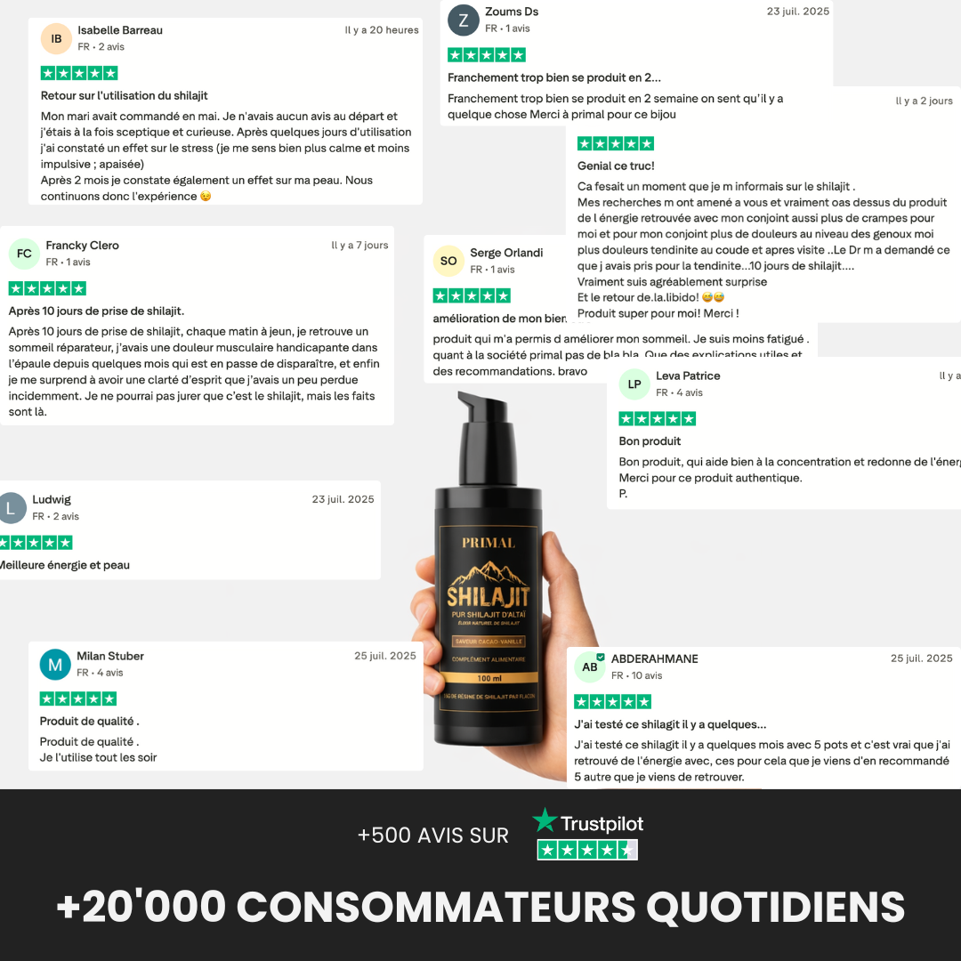 Élixir de Shilajit - Cacao Vanille