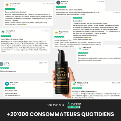 Élixir de Shilajit - Cacao Vanille