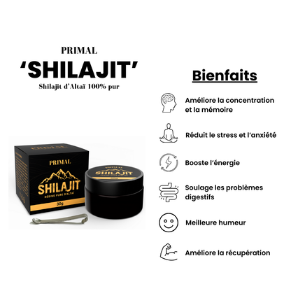 Résine de Shilajit Primal