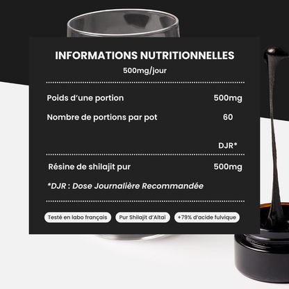 Résine de Shilajit Primal