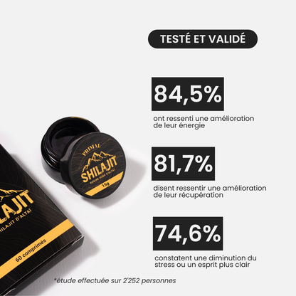 Résine de Shilajit Primal - Format Découverte